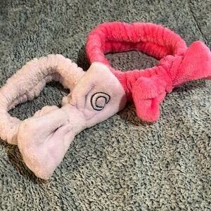 Pink & Purple Comfy Spa Headbands (2) Unused